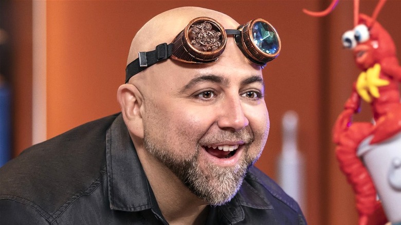 Duff Goldman with goggles up