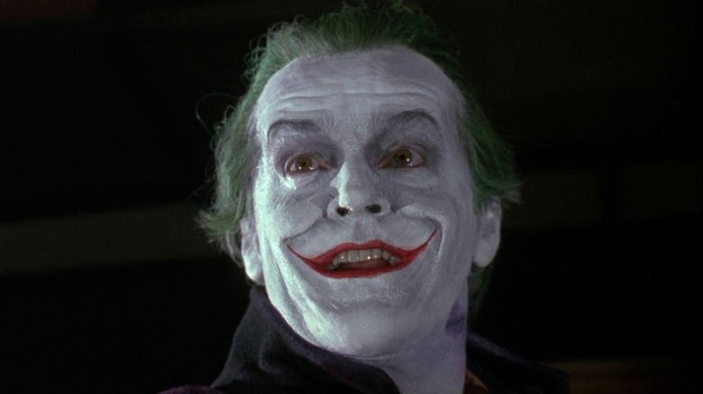 The Joker smiling