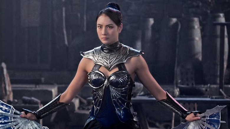Kitana ready for a fight in Mortal Kombat II (2026)