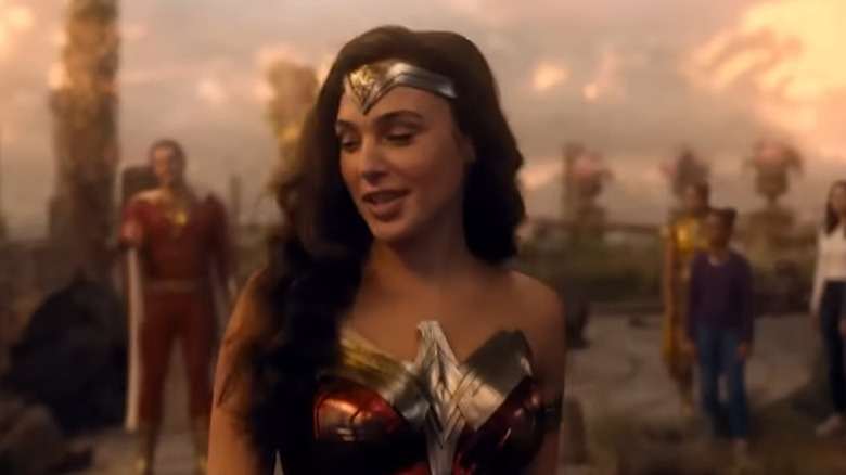 Wonder Woman walking away