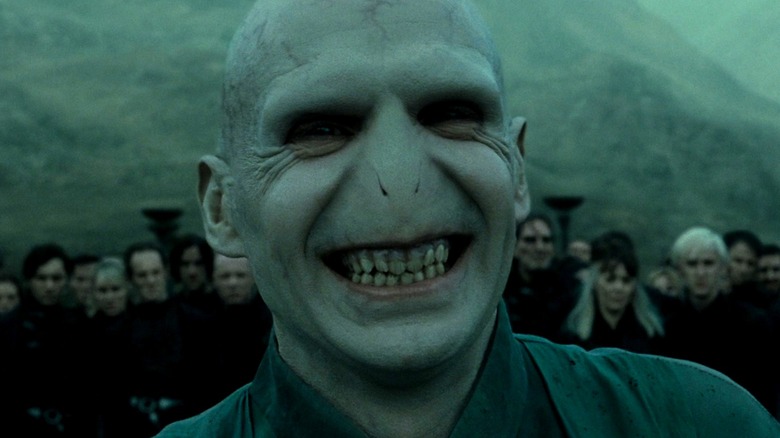 Ralph Fiennes as Lord Voldemort in Harry Potter