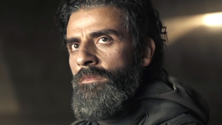 Oscar Isaac acting in Dune: Part One