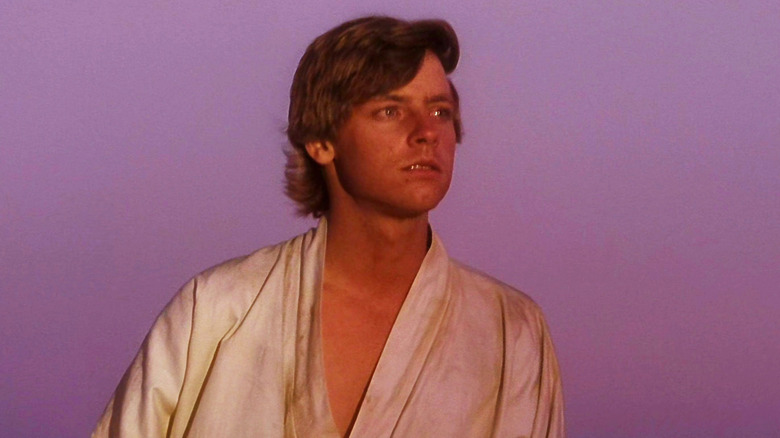 Luke Skywalker looking at horizon