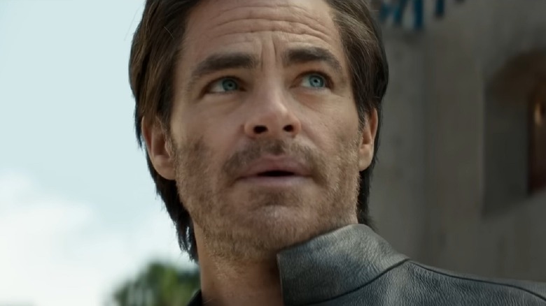 Chris Pine watching