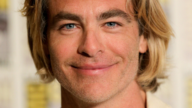 Chris Pine smiles