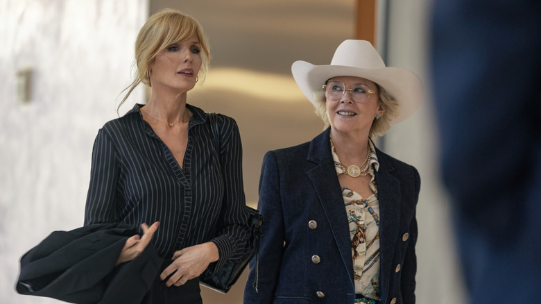 Beth and Beulah head to a meeting in "Dutton Ranch"