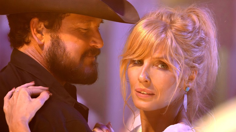 Beth and Rip dancing together in "Dutton Ranch"