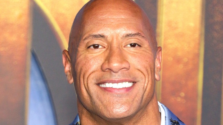  The Rock at Jumanji 2 premiere