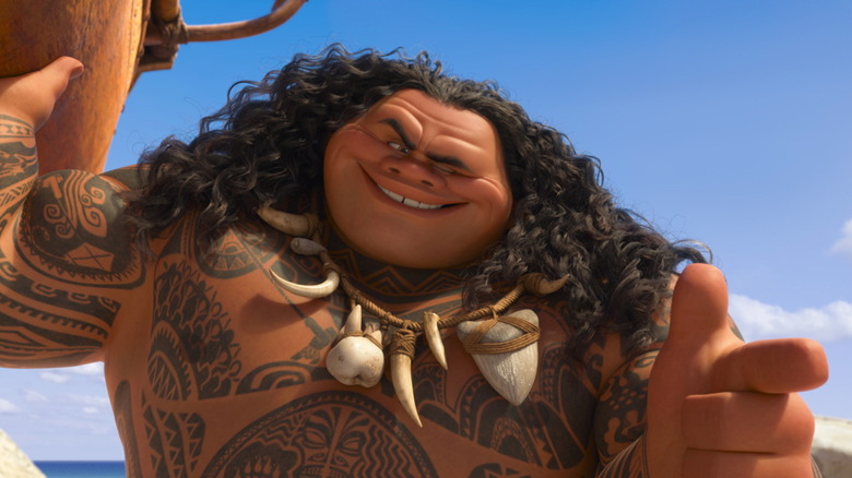 Maui with his hook