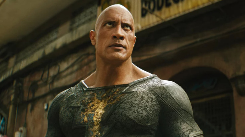 Black Adam looks forward