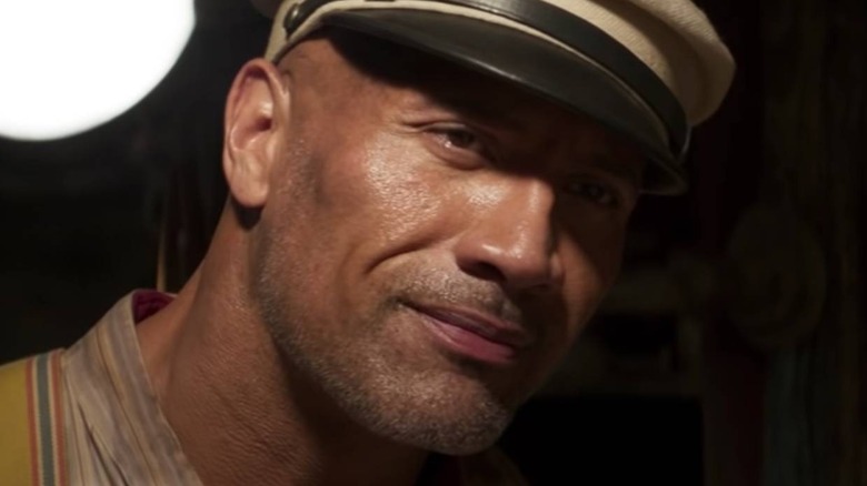 Jungle Cruise Dwayne Johnson smiling