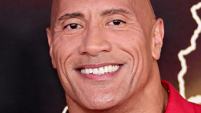 Dwayne Johnson at Black Adam event