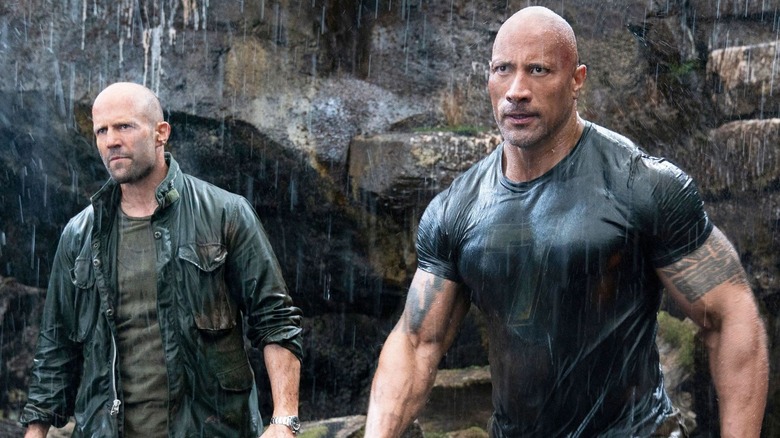 Dwayne Johnson Fast Furious rain