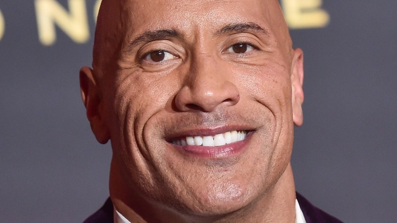 Dwayne Johnson at film premiere