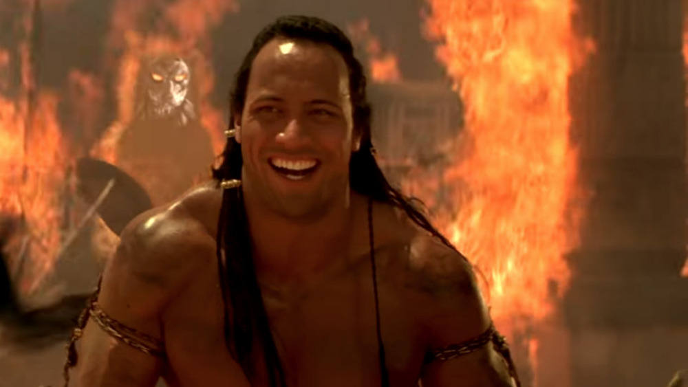 Dwayne Johnson  as The Scorpion King in the The Mummy Returns