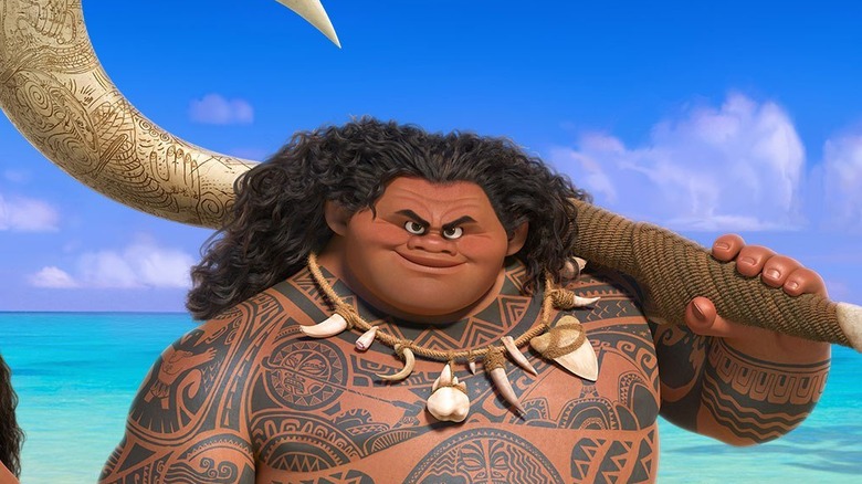 Dwayne Johnson as Maui in Moana