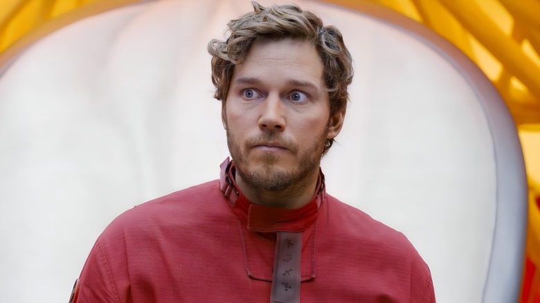 Star-Lord looking concerned