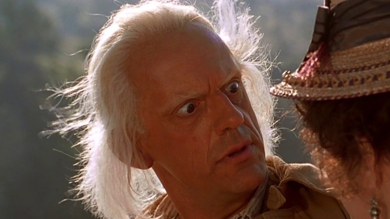 Christopher Lloyd reacts