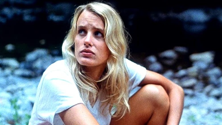 Daryl Hannah looks up