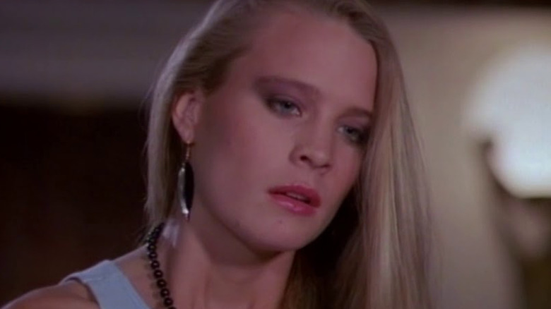 Robin Wright looks down