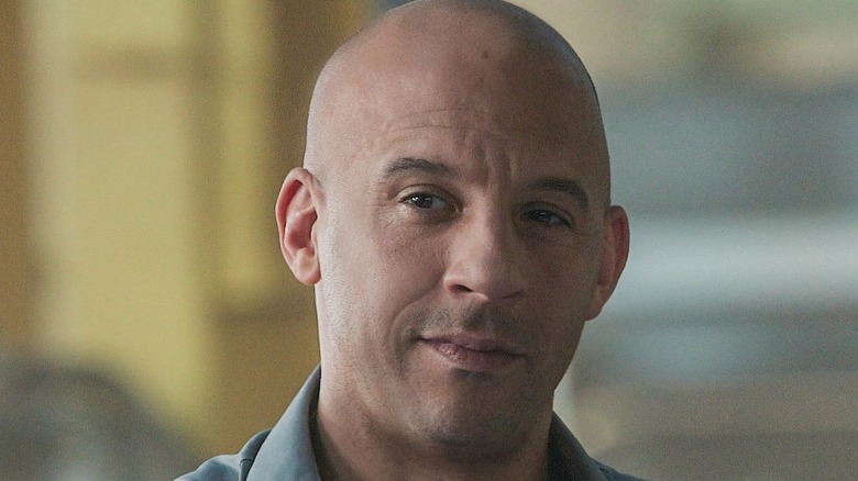 Vin Diesel gives a half-smile