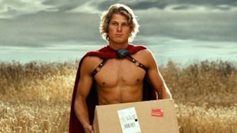 Travis Van Winkle is shirtless