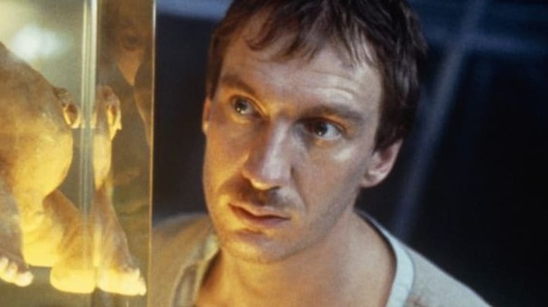 Thewlis examines an experiment
