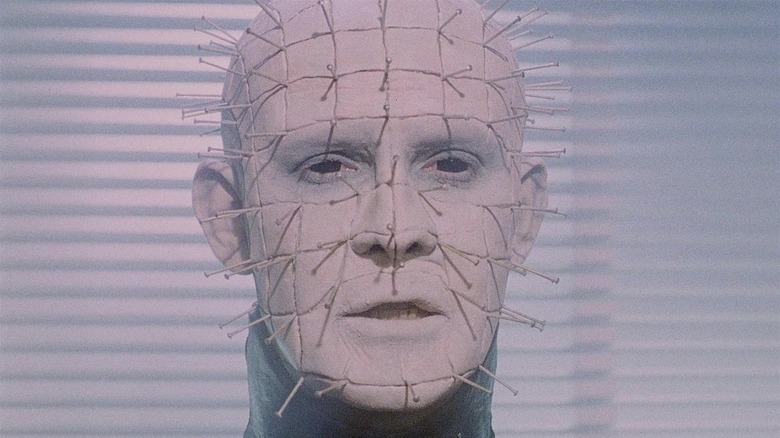 Pinhead grimaces in close-up