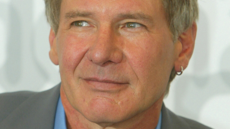 Harrison Ford smiles