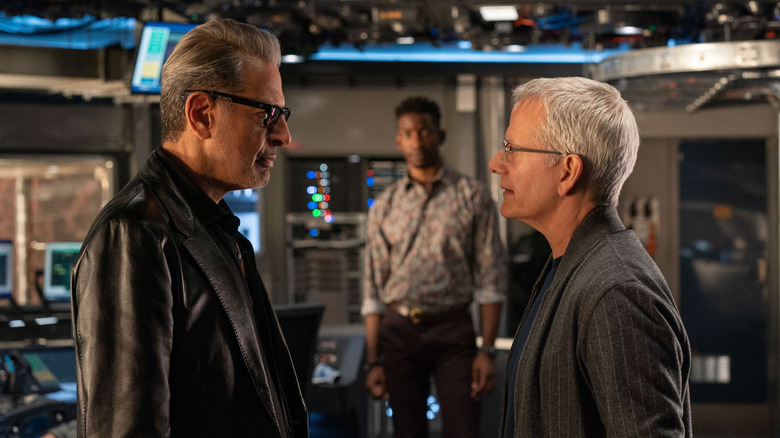 Dr. Malcolm stares down Dr. Dodgson