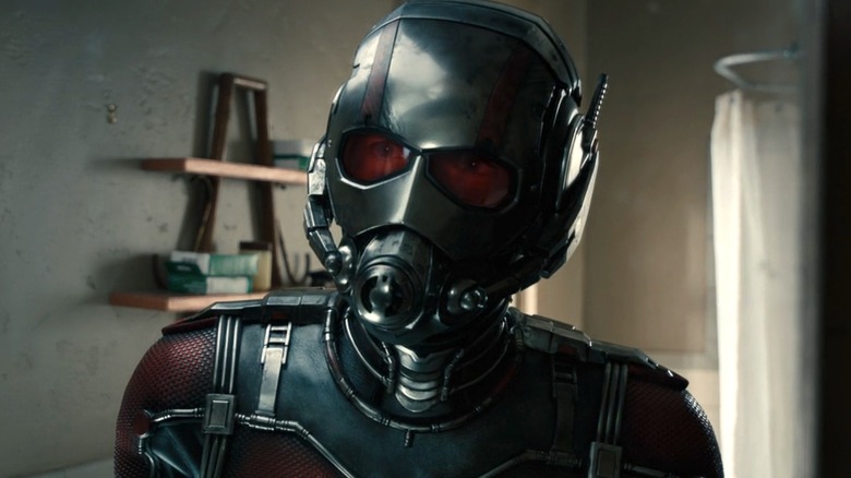 Ant-Man looks in mirror 