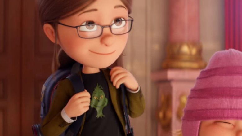 In the first Despicable Me installment, Margo, the eldest of the three girl...