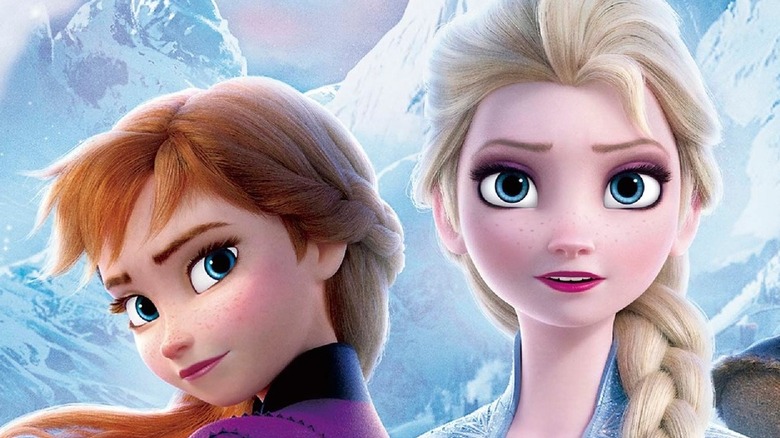 Anna and Elsa from Frozen 2