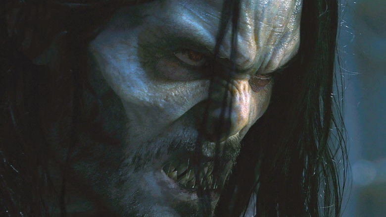 Morbius snarling