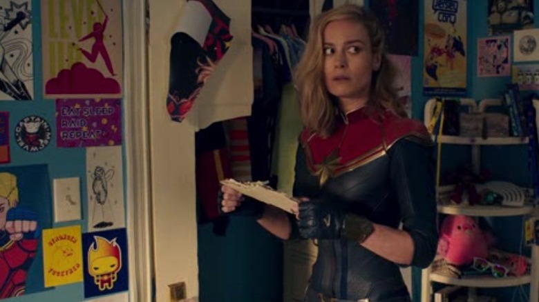 Captain Marvel in Kamala's room