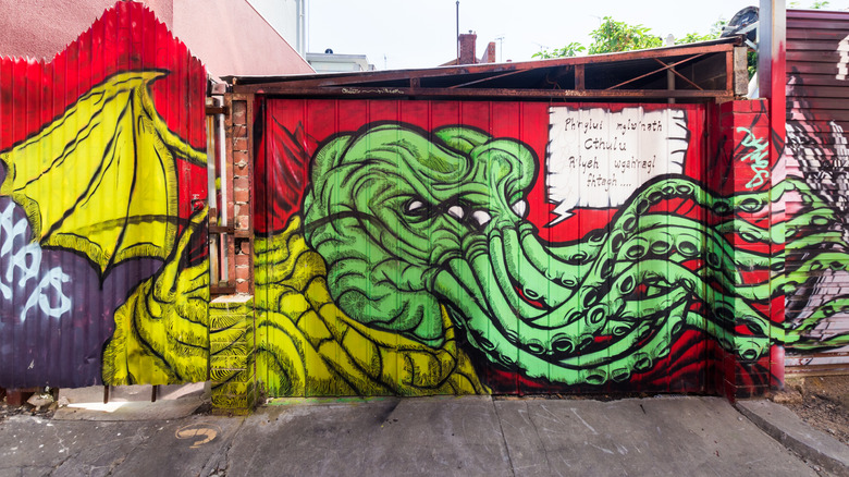 Cthulhu street art