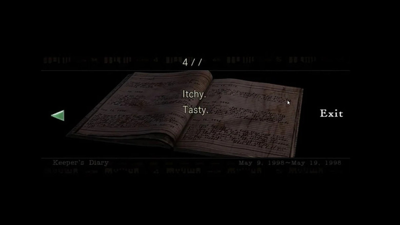 Keeper's Diary from Resident Evil Remake