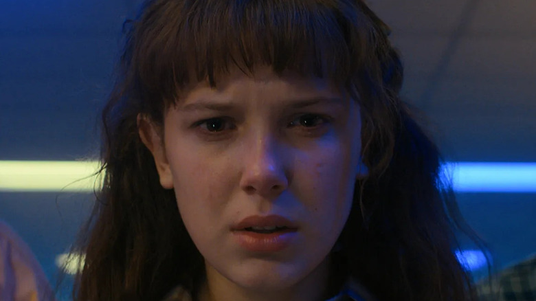Eleven looking at camera
