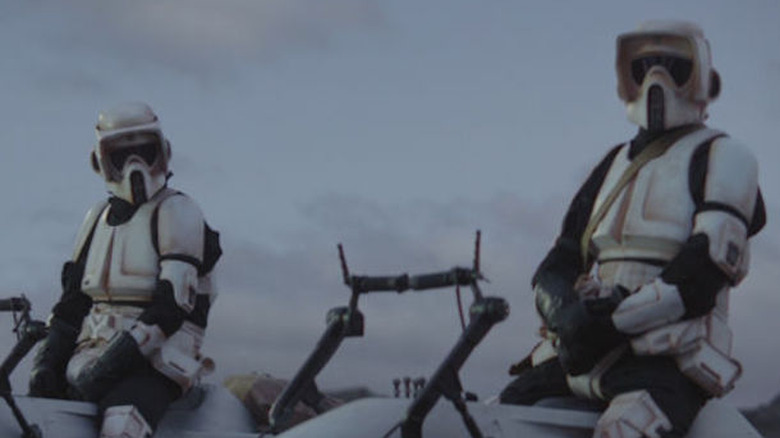 Speeder bike troopers in The Mandalorian