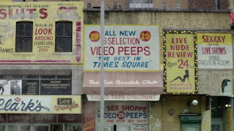 Storefronts (including the Cat Scratch Club)