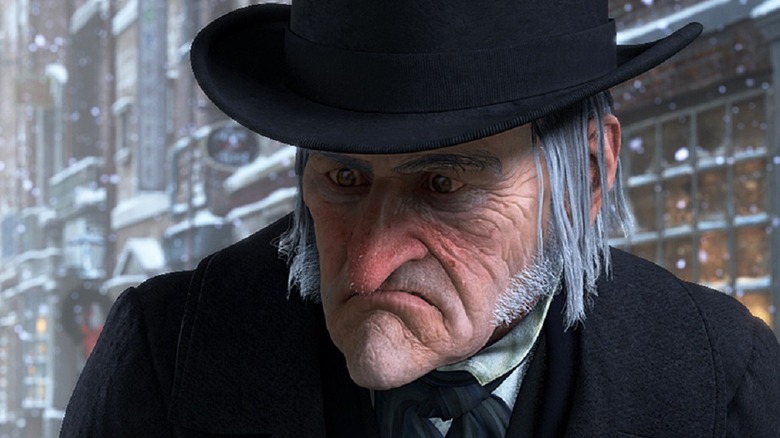 Jim Carrey as Skinflint Scrooge