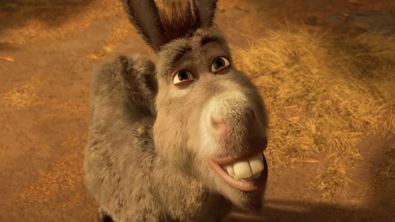 Donkey (Eddie Murphy) in Shrek Forever After smiling