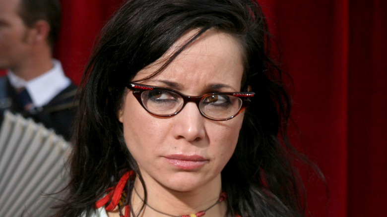 Janeane Garofalo looks offended