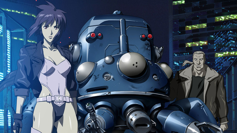 Major with robot and Batou