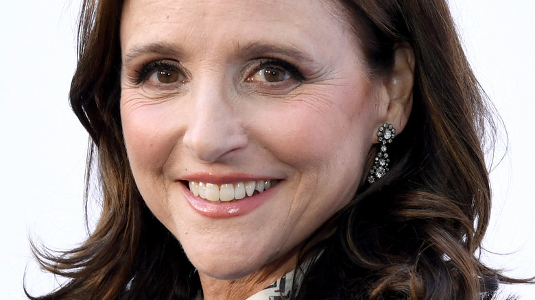 Julia Louis-Dreyfus smiles