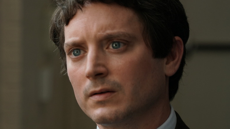 Elijah Wood looks concerned