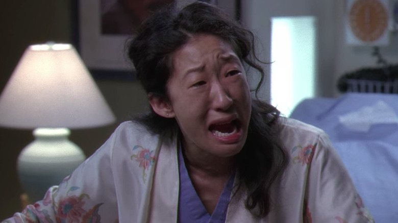 Cristina Yang cries uncontrollably