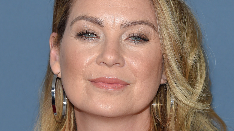 Ellen Pompeo slight smile