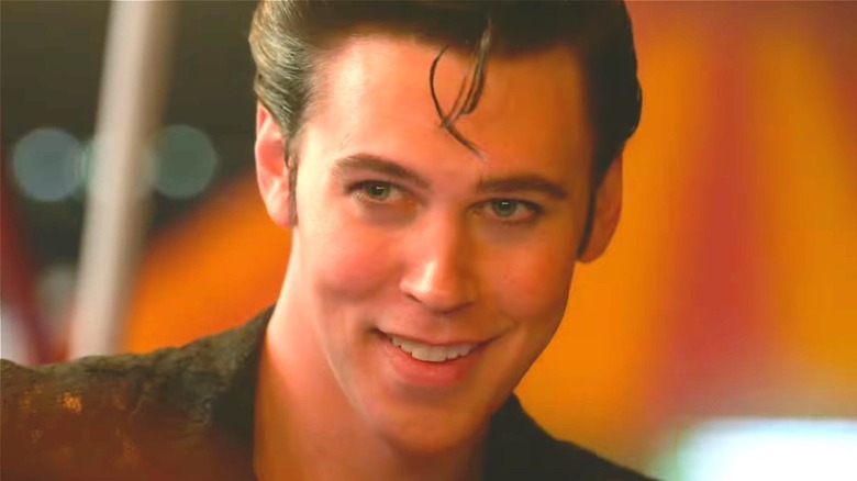 Austin Butler as Elvis smiling