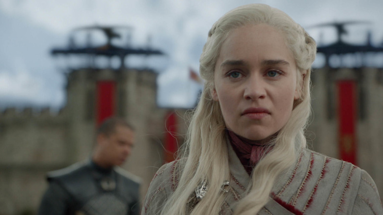 Daenerys frowning in Game of Thrones